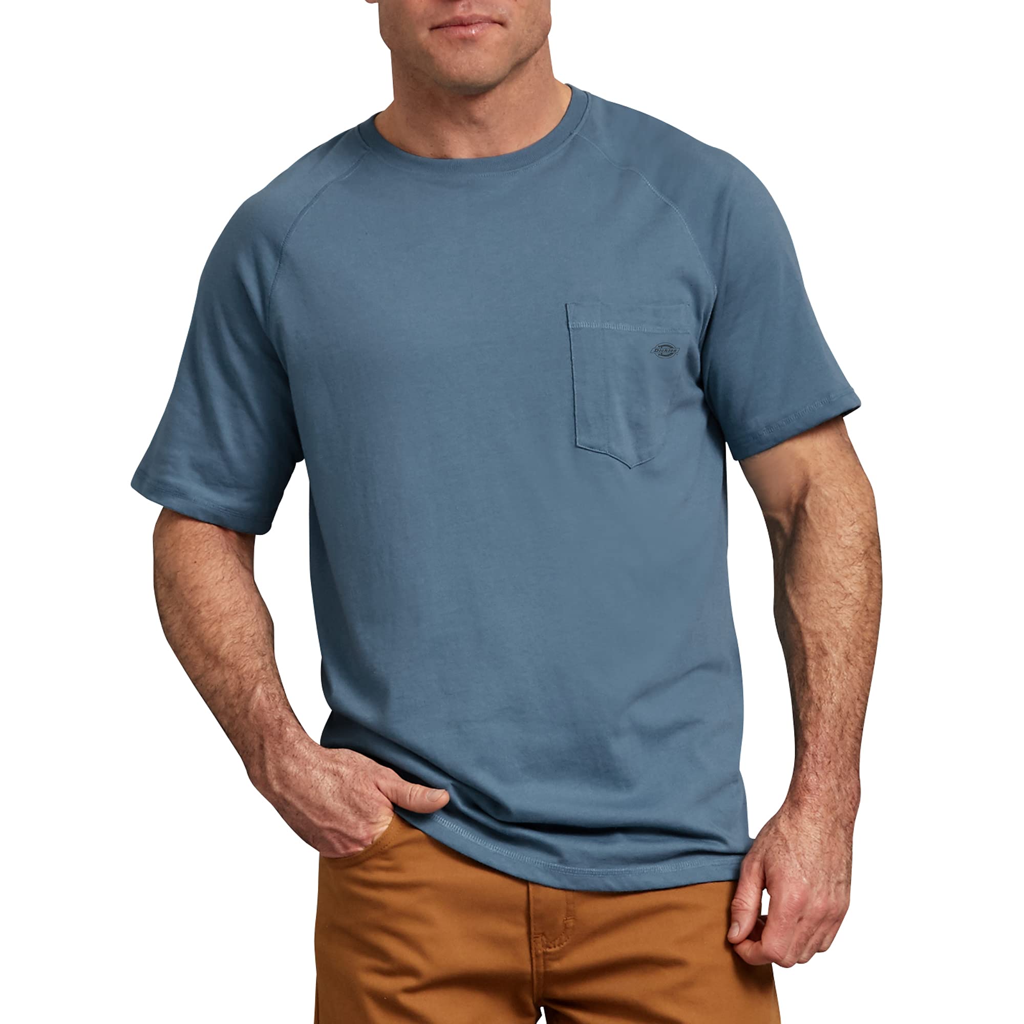 Mens 55 oz Temp-IQ Performance T-Shirt - BLAcK - L(D0102H7MLBJ)