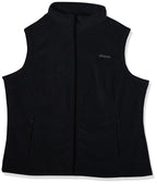 columbia Womens Benton Springs Vest, charcoal Heather, 1X Plus