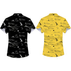 Kadiyu Half Sleeve Printed Shirts For Men Regular Fit Printed Spread Collar Casual Shirt Lycra Fabric With Combo Shirt (Pack Of
