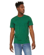 Unisex Sueded T-Shirt - HEATHER RED - XS(D0102H7KP7T)