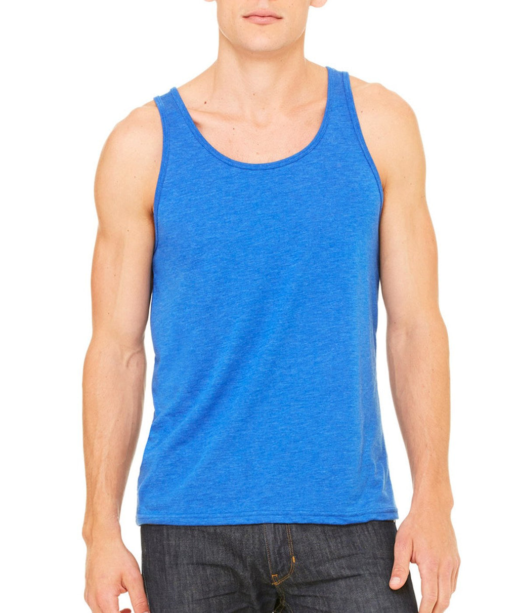 Unisex Jersey Tank - NEON BLUE - XS(D0102H7WA42)