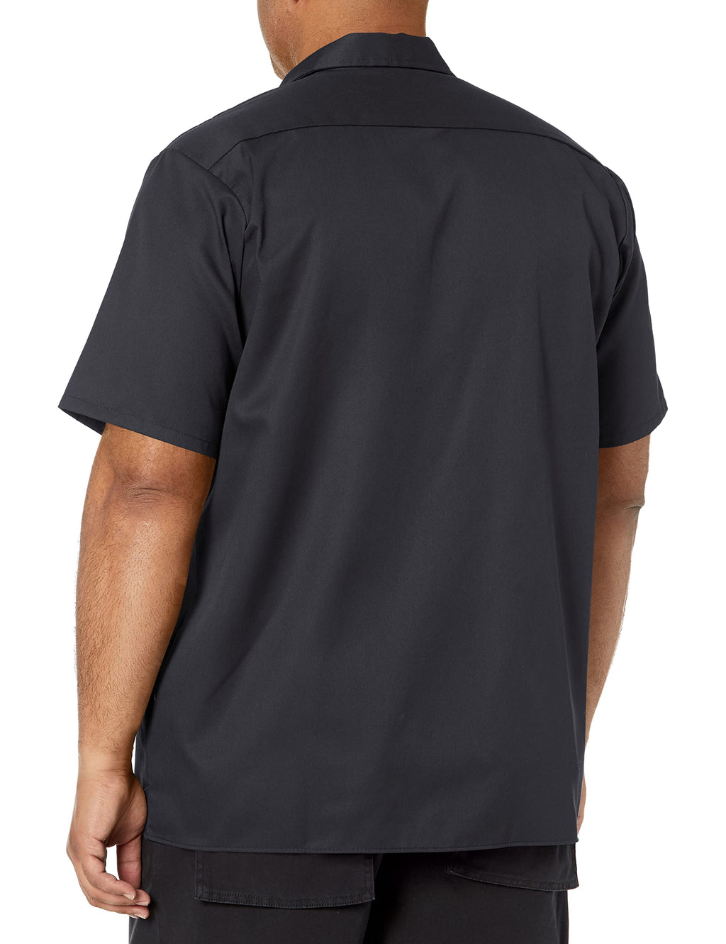 Red Kap Men's Standard Utility Uniform Shirt, Black, Large Tall