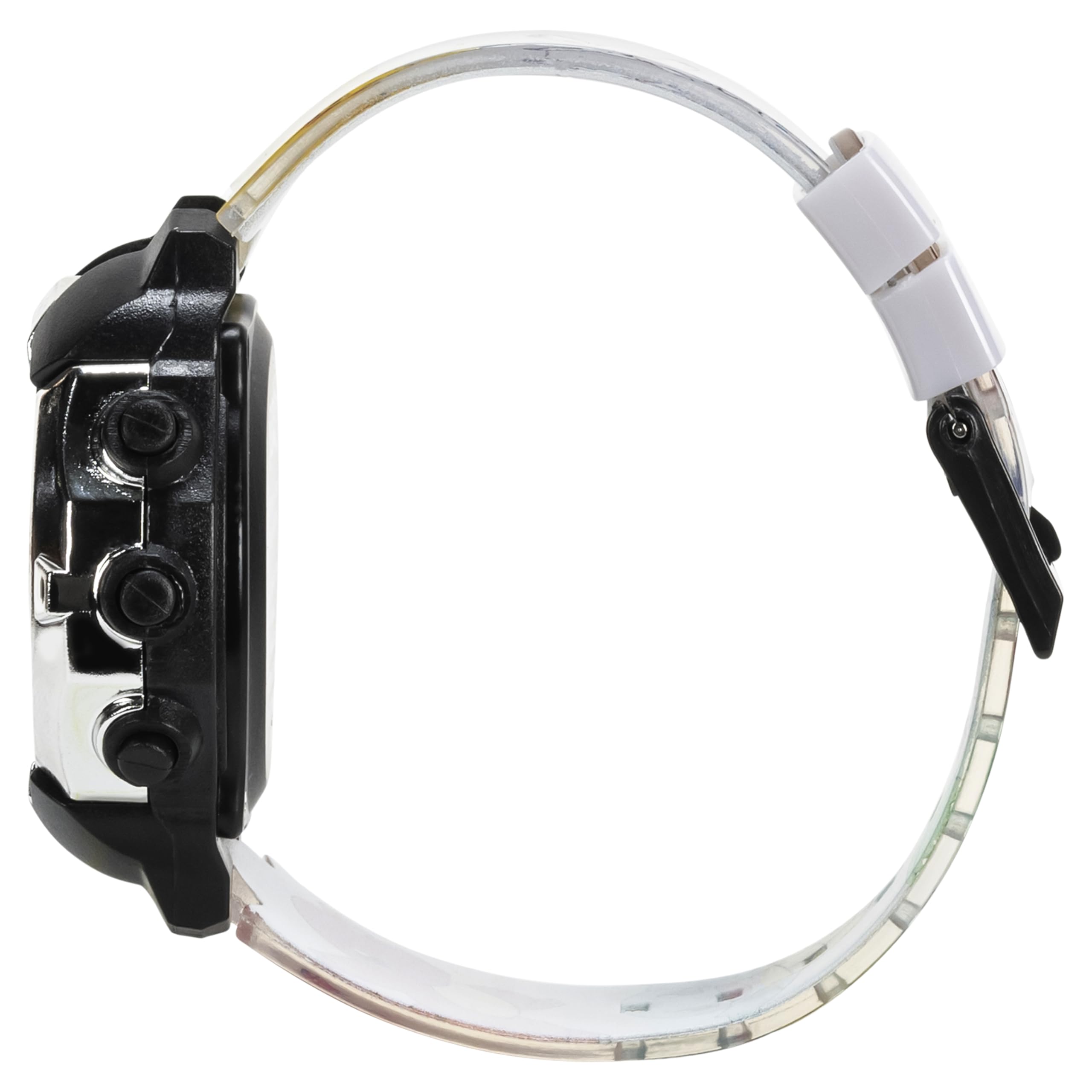 Accutime Kids Pokemon Pokeball Digital LCD Quartz Wrist Watch with Multicolor Strap, Cool Inexpensive Gift & Party Favor for Boy