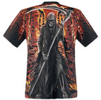 Spiral - Flaming Death - Allover T-Shirt Black - M