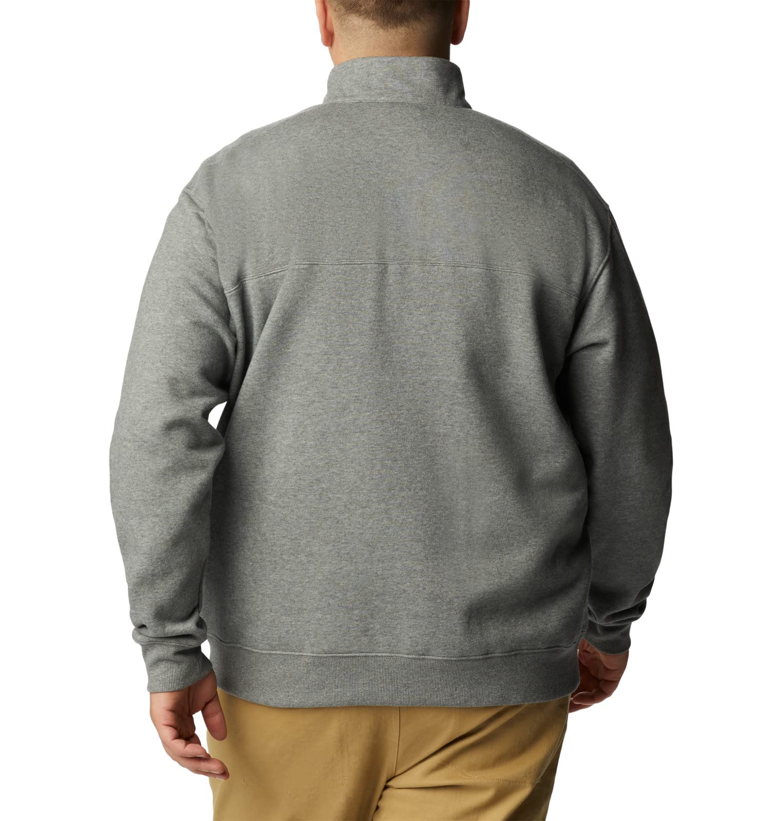 columbia Mens Hart Mountain II Half Zip Jacket, charcoal Heather, XX-Large