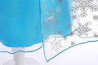 Dressy Daisy Girls' Ice Princess Dress Costume Birthday Halloween Christmas Fancy Party Dresses with Cape Draping