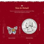 VOROCO Butterfly Charm for Bracelet 925 Sterling Silver Animal Series Bead Charm for Bracelet Necklace Christmas Jewelry Gifts f