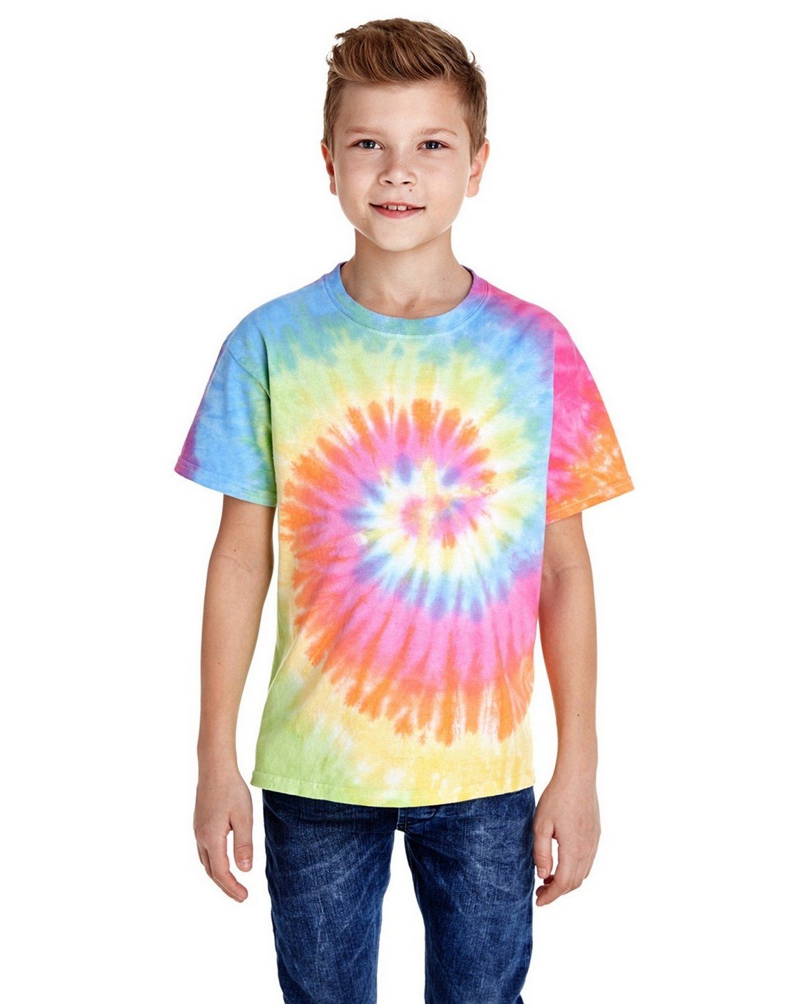 Youth 54 oz 100% cotton T-Shirt - SATURN - XS(D0102H786gP)