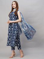 Anni Designer Women'S Rayon Regular Kurta With Pant & Dupatta