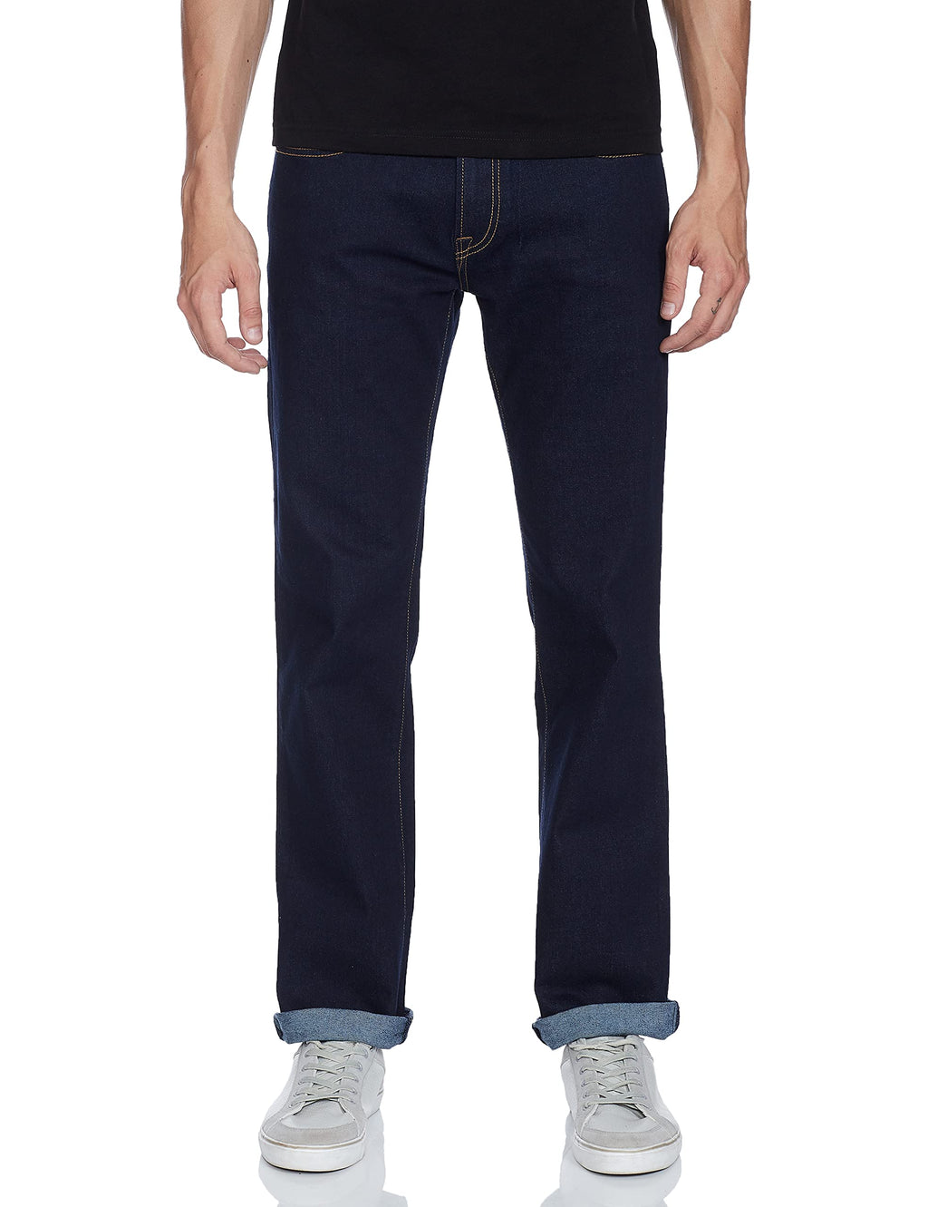 Pepe Jeans MenS Relaxed Fit Jeans (Pm203950V062_New Dark Rinse_32) Blue