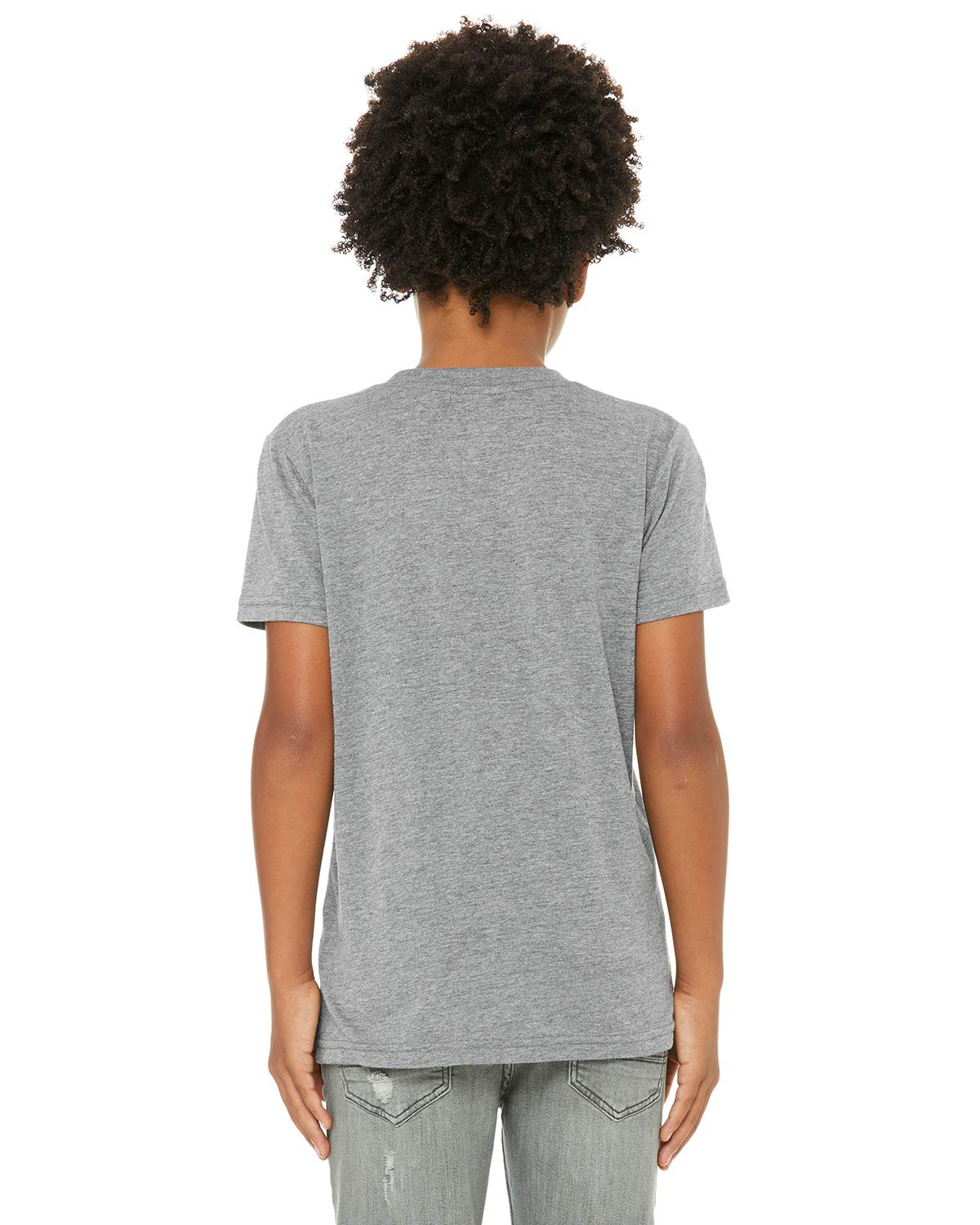 Youth Triblend Short-Sleeve T-Shirt - BLUE TRIBLEND - M(D0102H7W6J6)