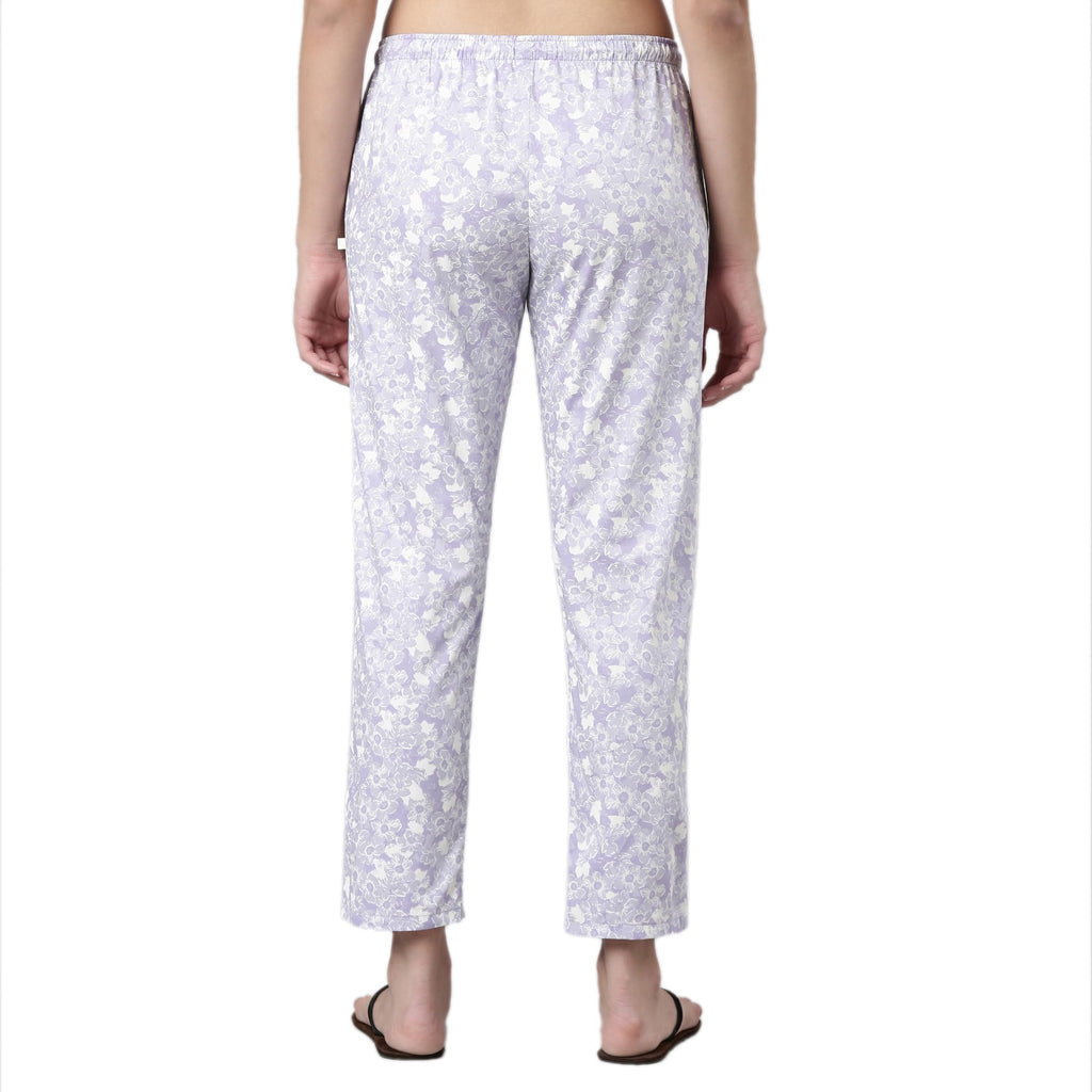Enamor E4A5 Mid-Rise Straight Leg Pant for Women with Side Pockets