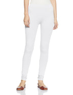 Soch White Cotton Solid Chudi