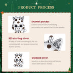 VOROCO Giraffe Charm for Bracelet, 925 Sterling Silver Animal Series Giraffe Charm for Bracelet, Mother's Day Birthday Christmas