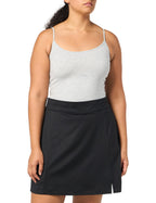 Callaway Women's 17 Opti-Dri Solid Golf Skort With Stretch Fabric and TrueSculpt Slimming Technology, Caviar, Large