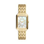 Fossil Women's Raquel Quartz Stainless Steel Three-Hand Watch, Color: Gold (Model: ES5304)