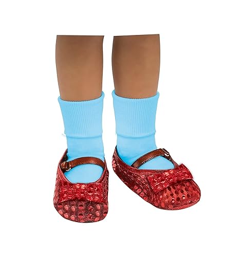 The Wizard Of Oz Dorothy Costume Sequin Shoe Covers Toddler One Size