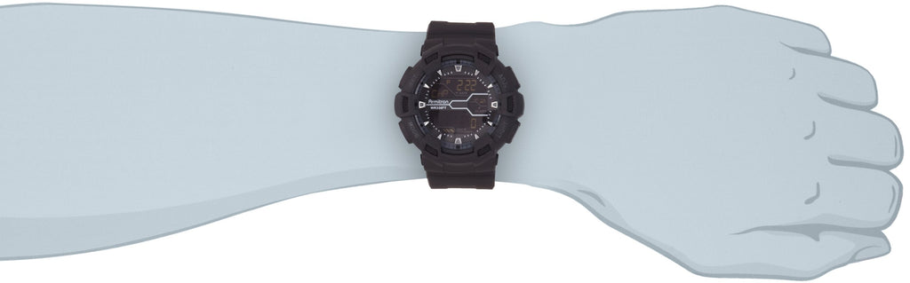 Armitron Sport Men's 40/8246MBLK Black Resin Digital World Time Chronograph Watch