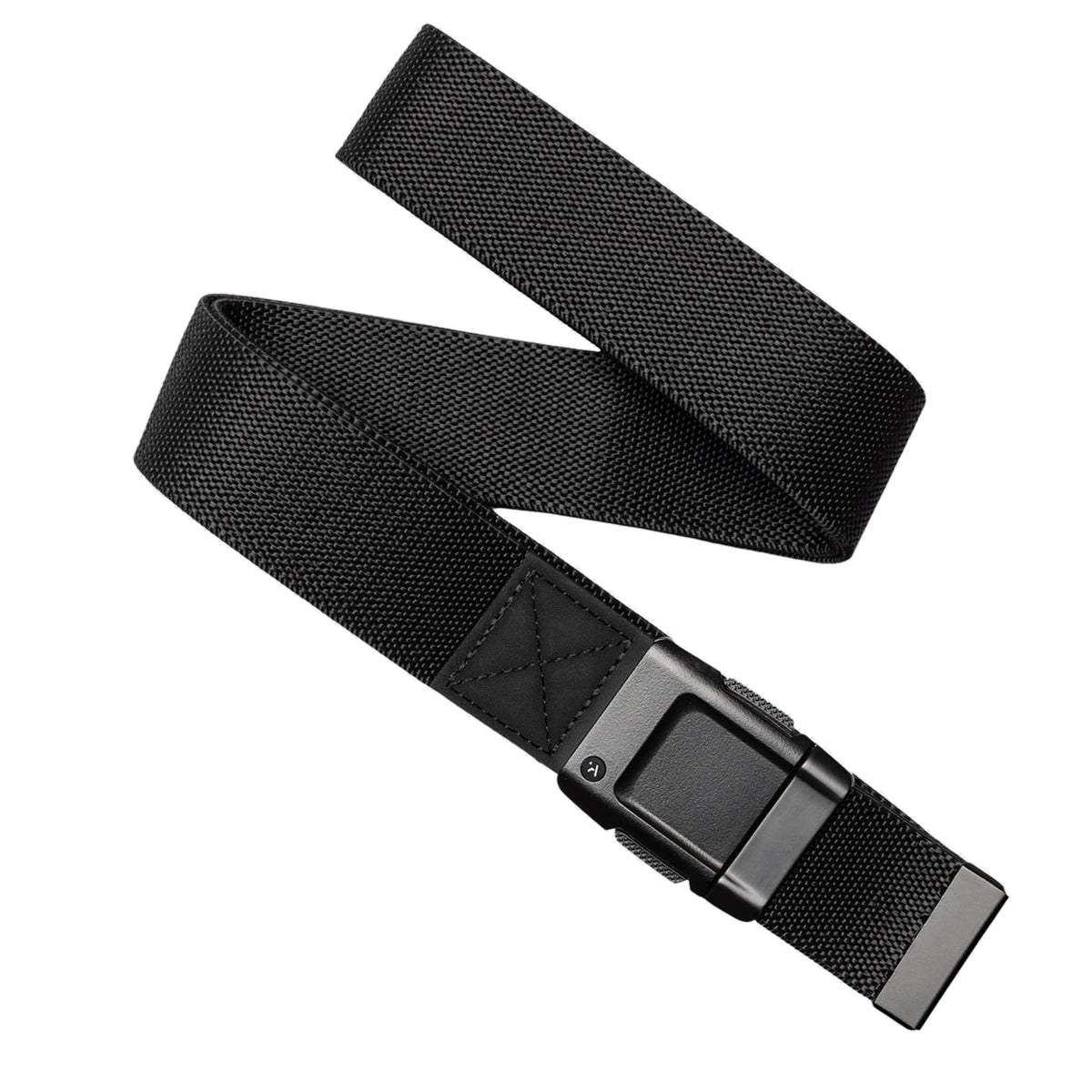 Arcade Belts Motion Belt For Men & Women  Micro Adjustable Click Belt, Lighweight Stretch Belt, Casual Unisex Belts, Black/Blac 40