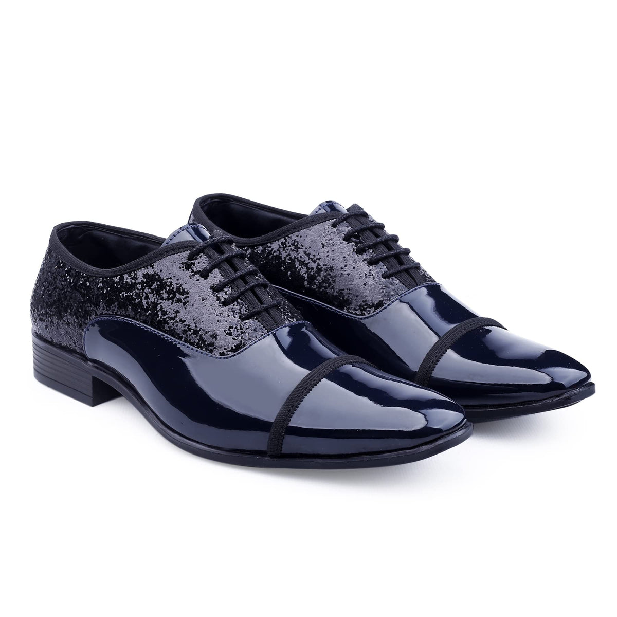 BXXY Mens Blue Formal and Semi Formal Laceup Shoes for All Seasons 6
