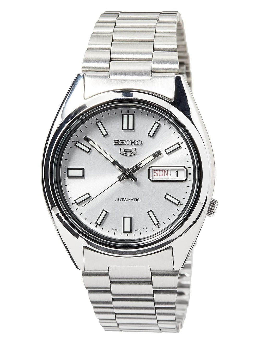 Seiko Men's SNXS73K 5 Stainless Steel Siver Dial Watch