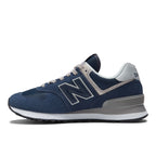 New Balance womens 574 V3 Sneaker, Navy/White, 5.5 US