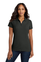 Port Authority Ladies core classic Pique Polo L100 Deep Black M