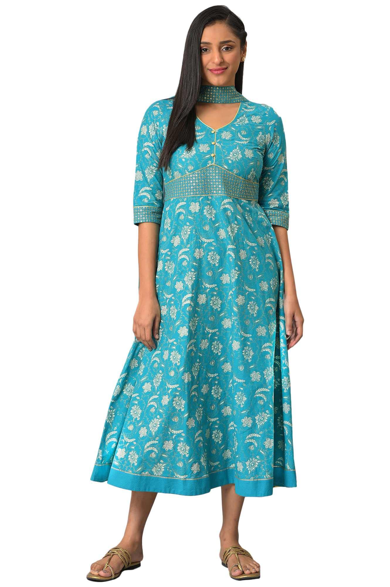 Aurelia WomenS Cotton Clothing Set (23Feas13927-506430_Blue