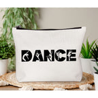 BiuNiuring Dance Teacher Appreciation Gifts, Dancer Cosmetic Bag Gifts, Dance Gifts for Women, Dance Moms Gift, Zipper Makeup Ba