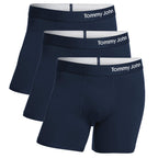 Tommy John Men's Cool Cotton Trunks - 3 Pack - Comfortable Breathable Soft Underwear for Men (Navy, XX-Large)
