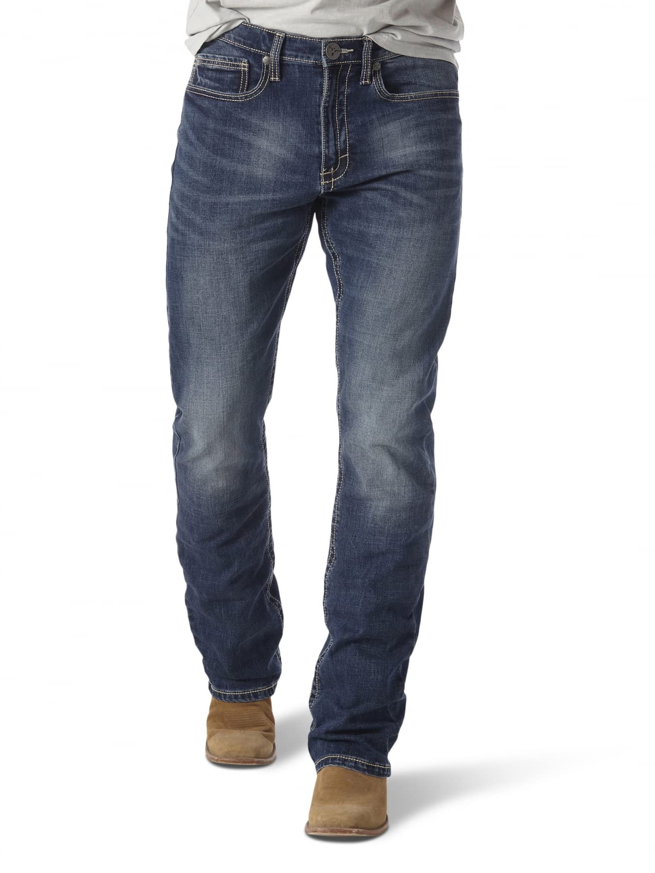 Wrangler mens 20x No. 42 Vintage Boot Cut Jeans, Midland, 31W x 30L US