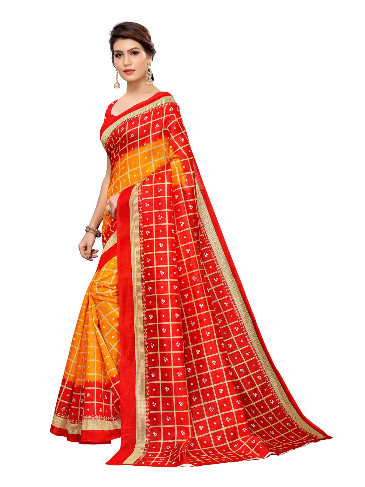 Satrani Women Art Silk Saree