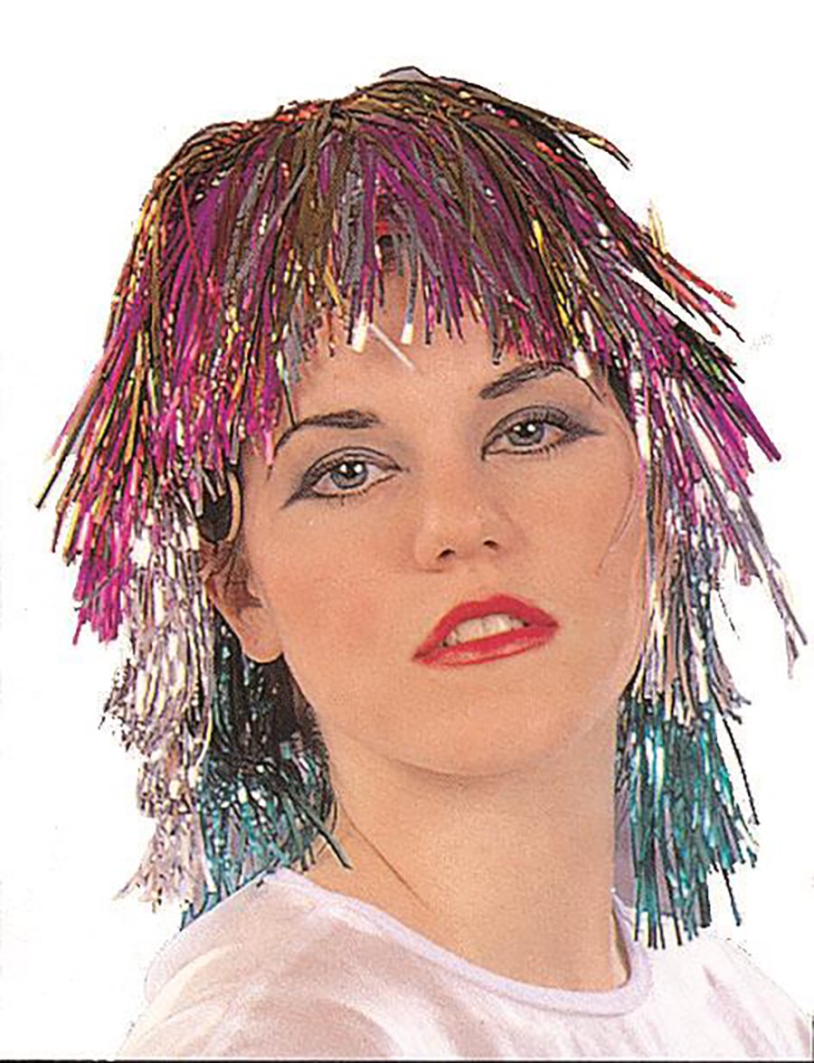TINSEL WIG-RAINBOW COLOR