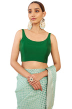 Soch Women Art Silk Sleeveless Regular Fit Blouse