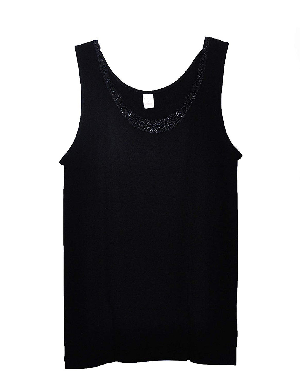 MaRe Luxury Merino Wool Blend Top with Lace Trim. Proudly Made in Italy (405)