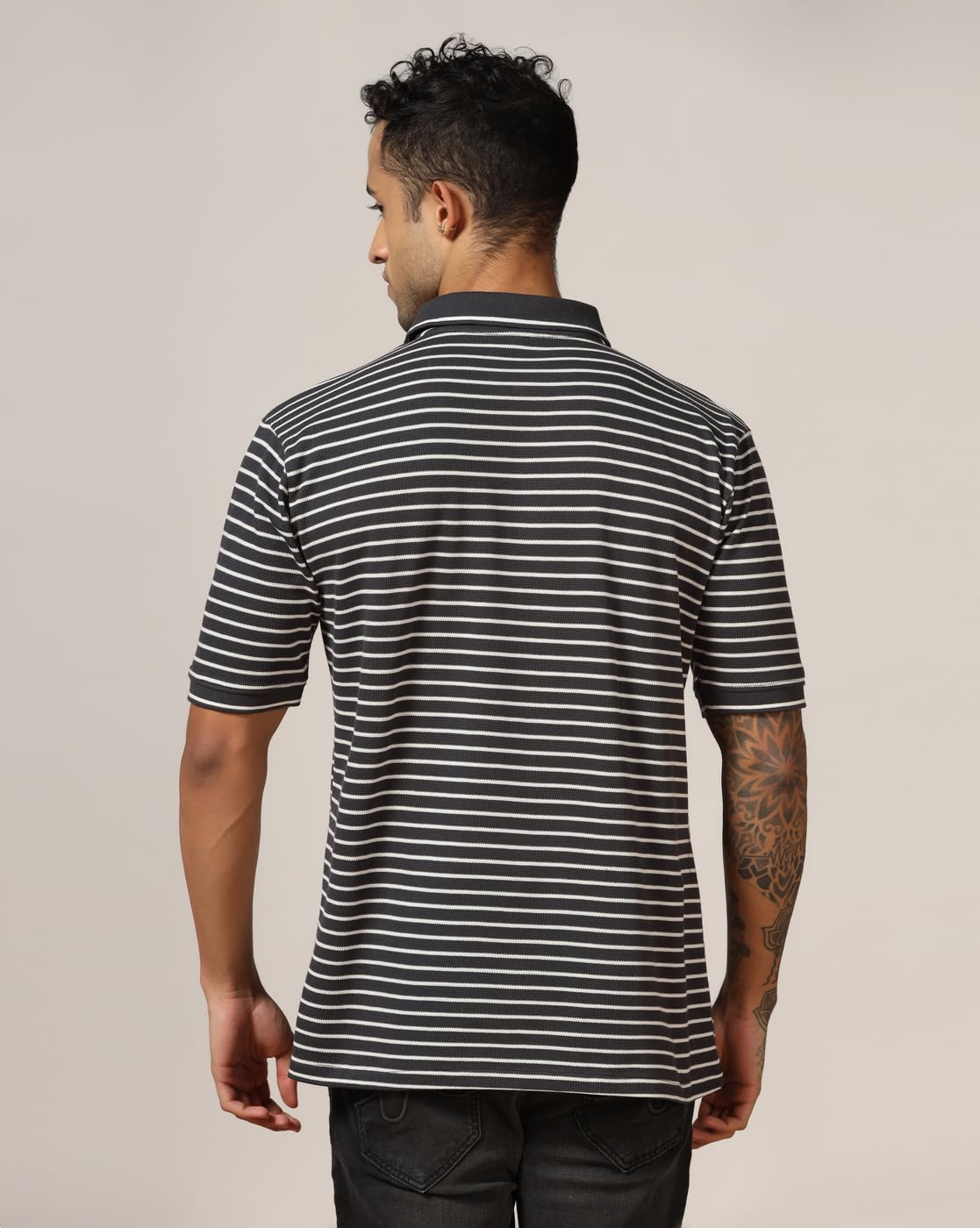 Leriya Fashion MenS Regular Fit T-Shirt (Lf-Mt-1049_Grey