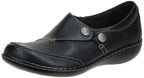Clarks Women's Ashland Lane Q Slip-On Loafer, Black, 12 M US