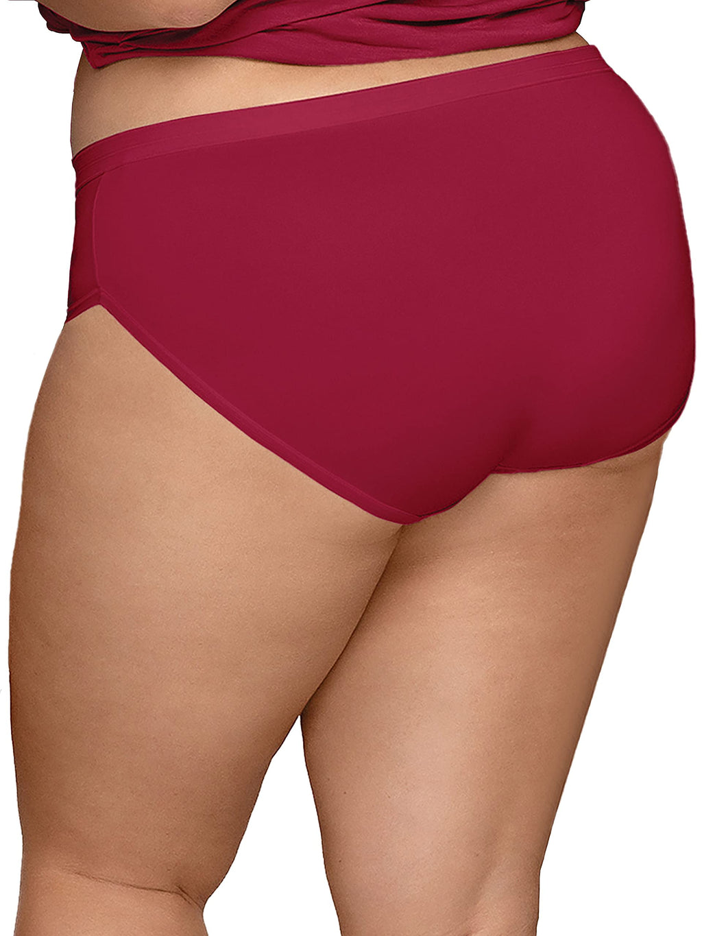 Fruit of the Loom Women's Size Underwear, Hi Cut-Microfiber-Assorted, 13 Plus