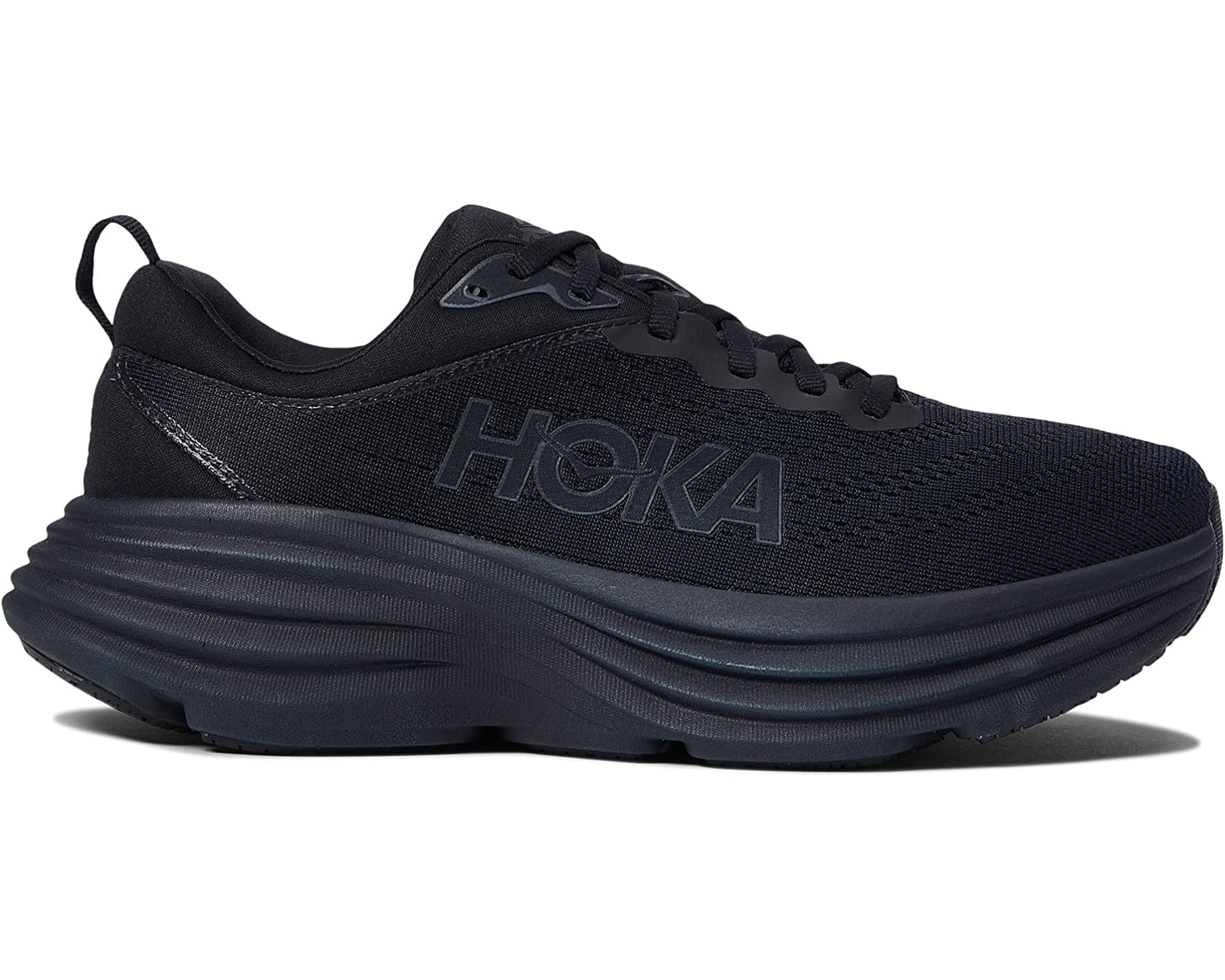 HOKA ONE ONE | Men's, Running Sneakers (Black Monochrome, 9.5)