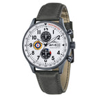 AVI-8 Hawker Hurricane Classic Chronograph Ivory Grayscale White Dial Quartz AV-4011-0B Men's Watch