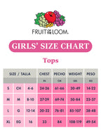 Fruit of the Loom girls Undershirts (Camis & Tanks) Undershirt, Toddler Tank - 6 Pack Assorted, 4-5T US