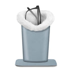 FINTIE Plush Lined Eyeglasses Holder, Glasses Stand Case, Anti-scratch Glasses Storage Organizer for Desk, Nightstand, Office, I