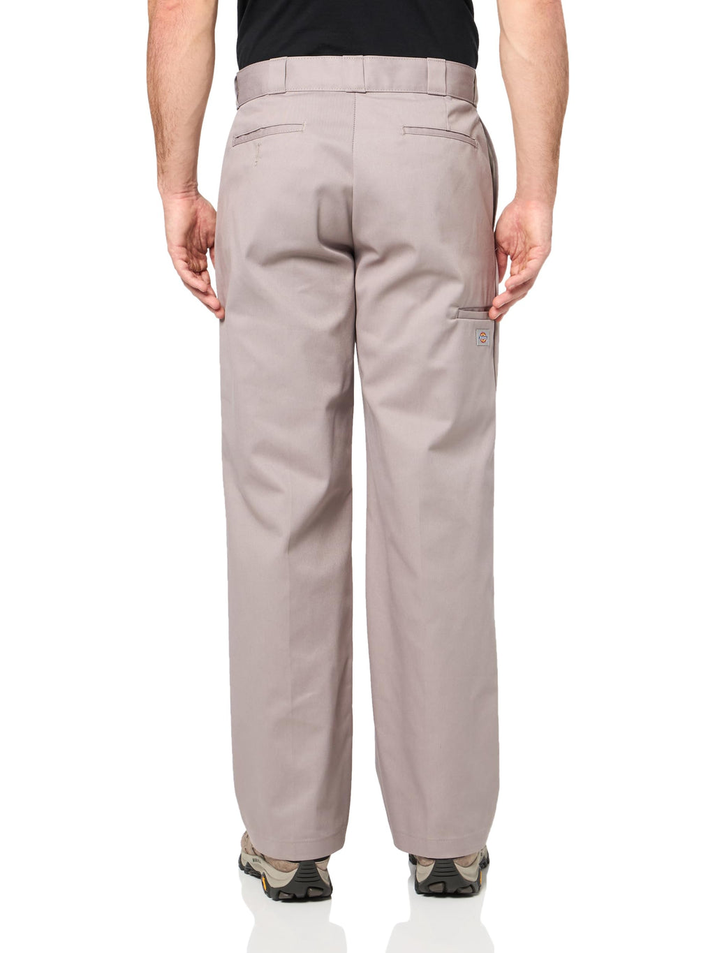 Dickies Men's Loose Fit Double Knee Work Pants, Silver