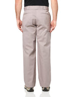 Dickies Men's Loose Fit Double Knee Work Pants, Silver