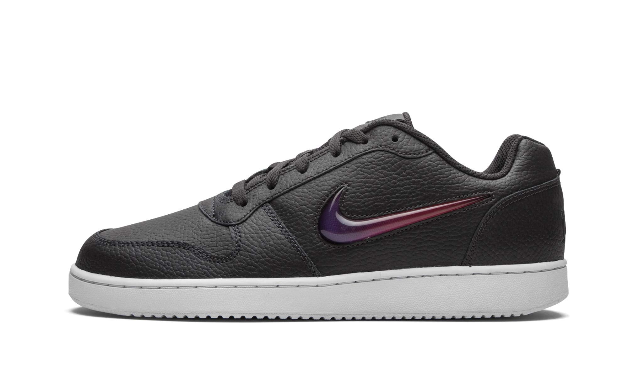 Nike Mens Ebernon Low Prem Oil Grey/Regency Purple Aq1774 003 - Size 12