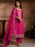 Libas WomenS Silk Blend Kurta Set (277070R