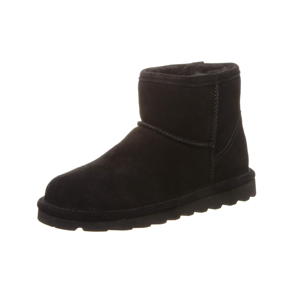 Bearpaw 2130W-B-7 Womens Alyssa Fashion Boot  Black - Size 7