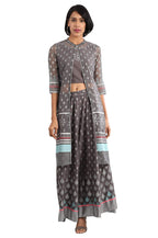 Aurelia WomenS Chiffon Salwar Suit Set (19Auas30110-501010_Grey_Xx-Large)