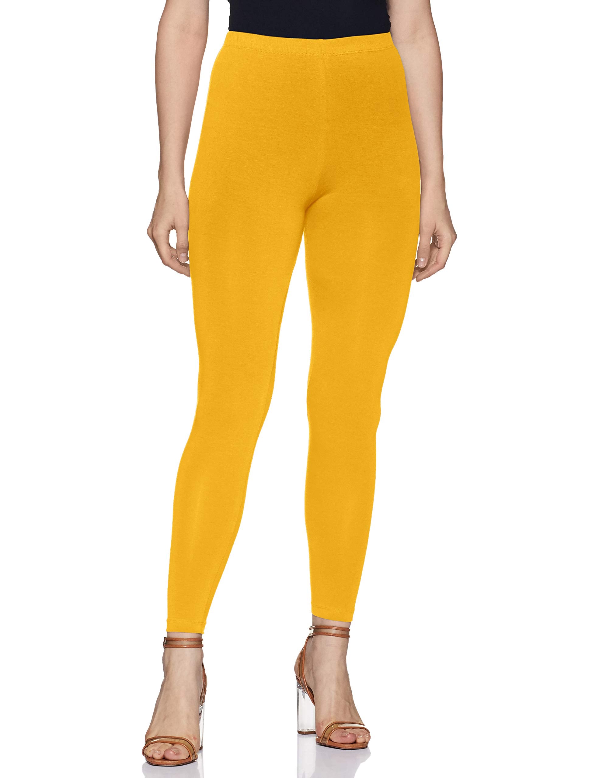 Rupa Softline 4D Cotton Stretch Comfort Ankle Leggings for Women,All-Purpose Fashion for Western, Ethnic, Sporty, and Casual Wea