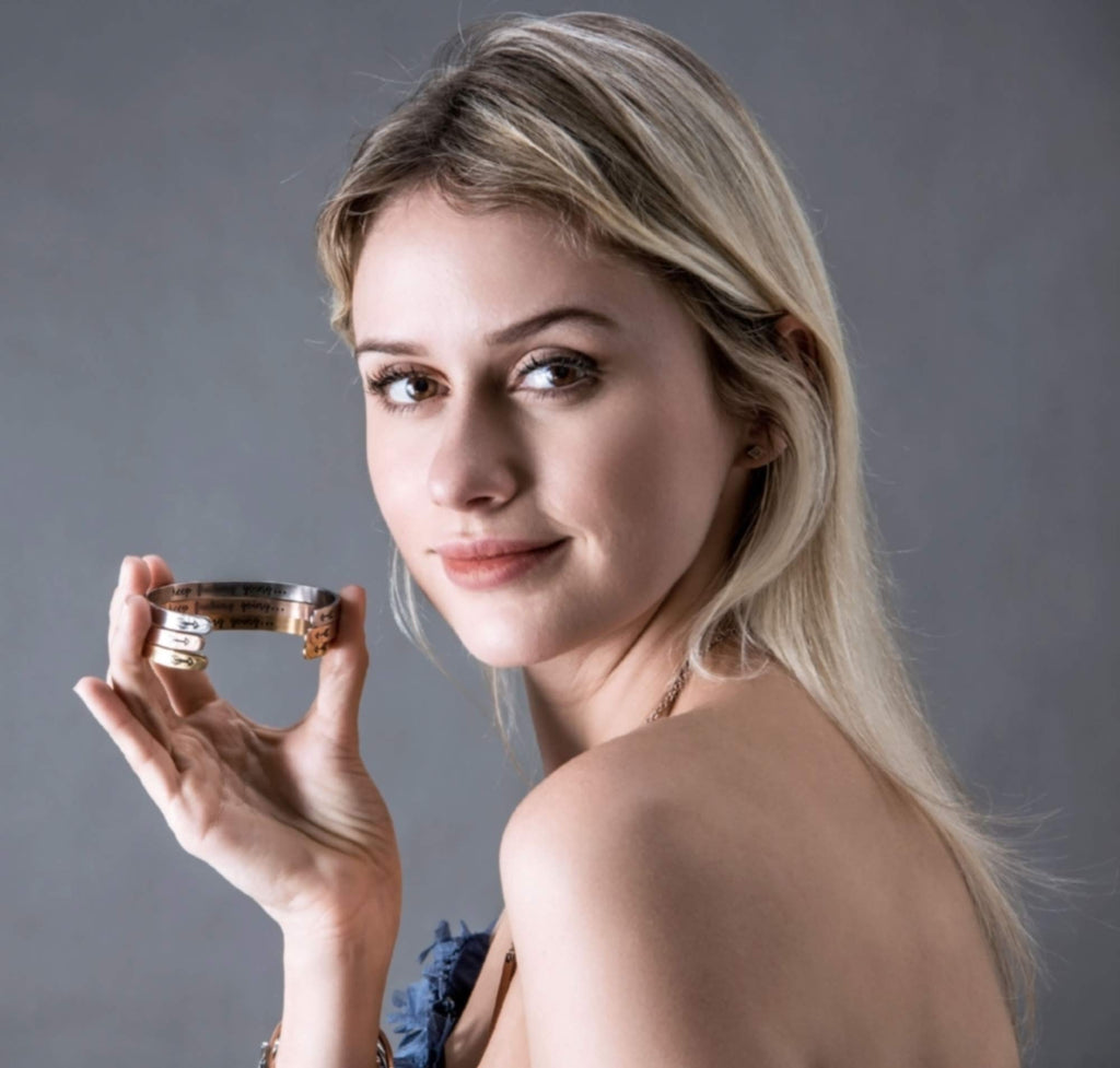 JoycuFF Sunflower Jewelry Inspirational Bracelets for Her Friend Birthday Christmas Gifts Encouragement 18k Rose Gold Jewelry Yo